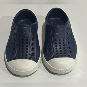 Native Jefferson Regatta Shoes Navy Blue Toddler 5